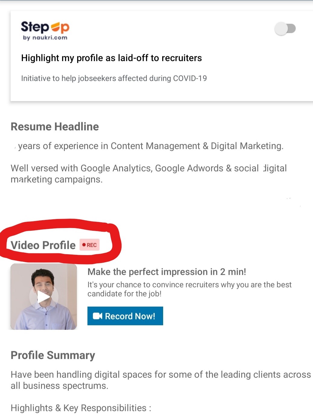 How To Make A Video Resume Tips