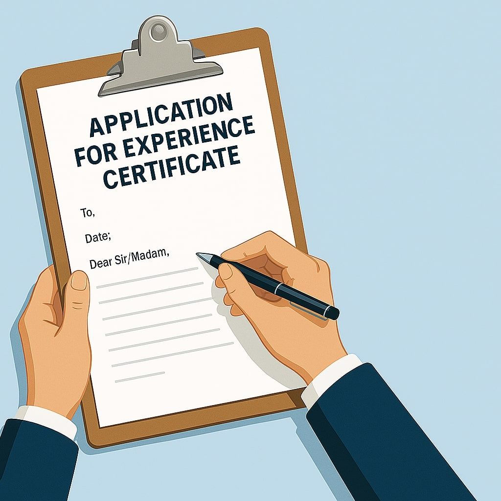 Application for Experience Certificate: Format, Purpose & Step-by-Step Guide
