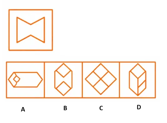 Embedded figures non-verbal reasoning question