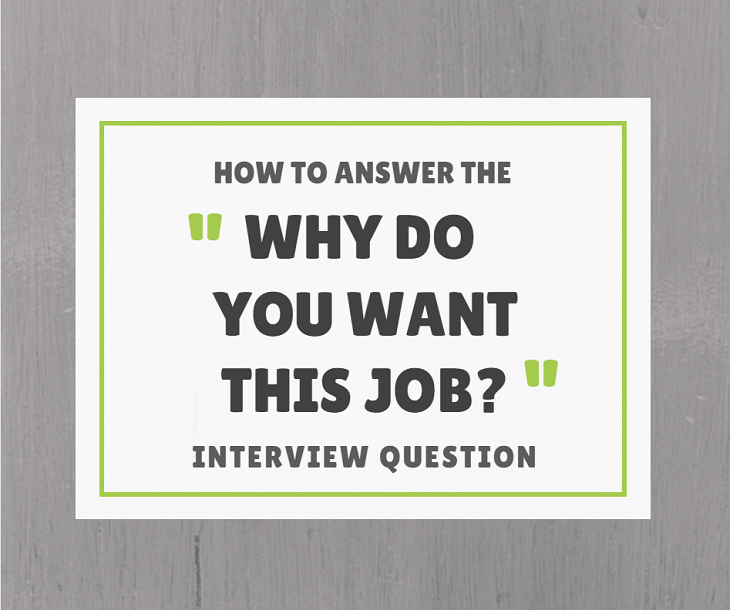 HR Interview Question and Answers"Why Do You Want This Job?"