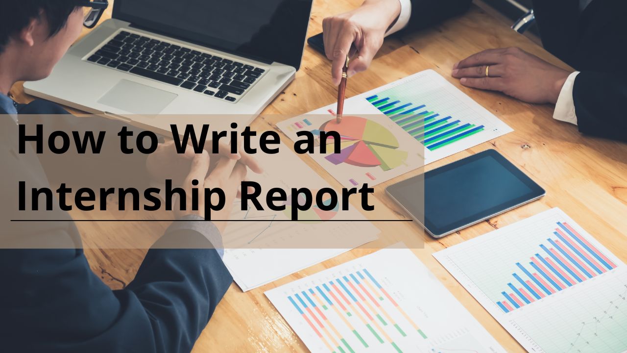Internship report format structure diagram